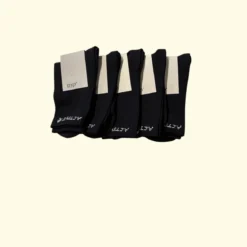 Active socks - Høj - 5-pak - Sort