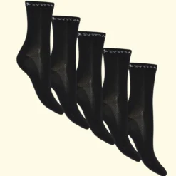 Active socks - Høj - 5-pak - Sort