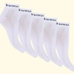 Active socks - Lav - 5-pak - Hvid
