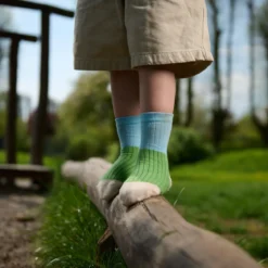 Block colour socks