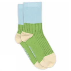 Block colour socks