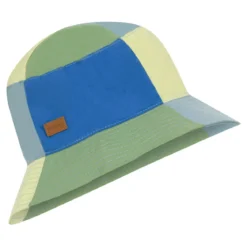 Block poplin hat