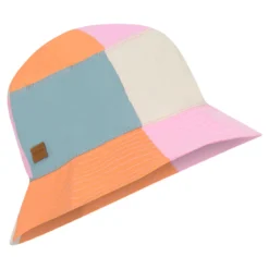 Block poplin hat