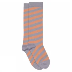 Candy stripe knee socks