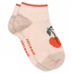 Cherries sneaker socks