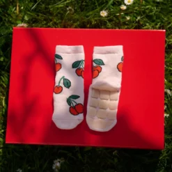 Cherries socks - anti-slip