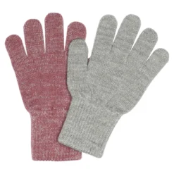 Comfy glitter gloves 2-pack