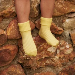 Cotton rib baby socks