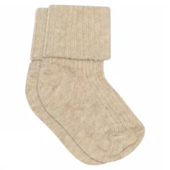 Cotton rib baby socks
