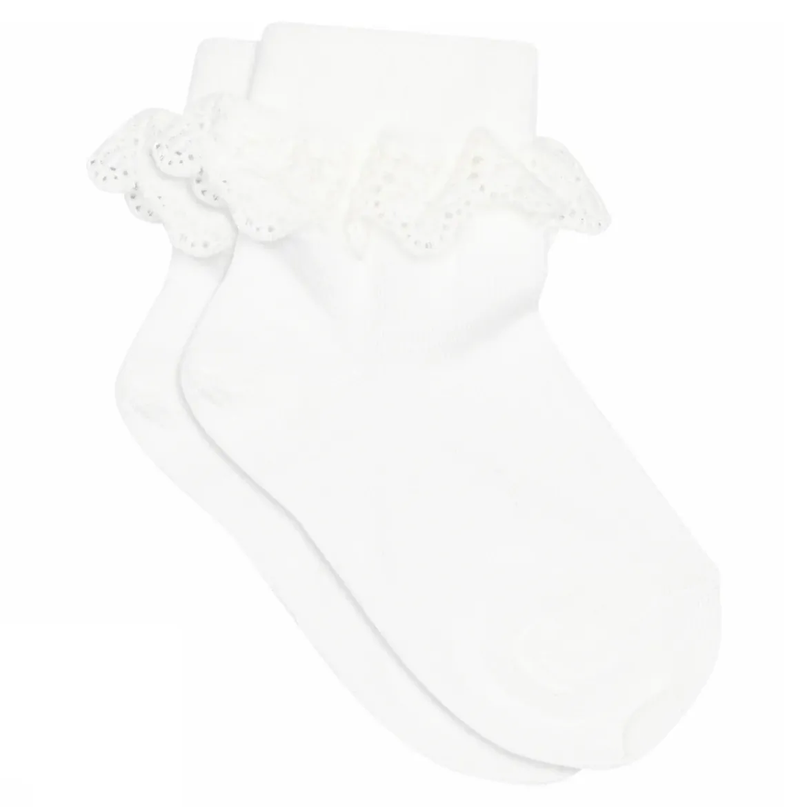 Cotton socks - lace