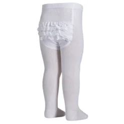 Cotton tights - lace