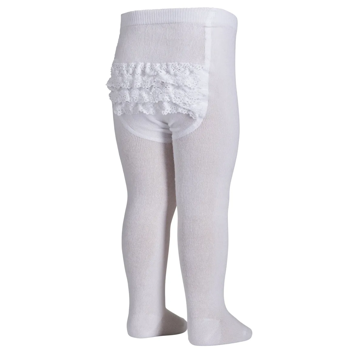Cotton tights - lace