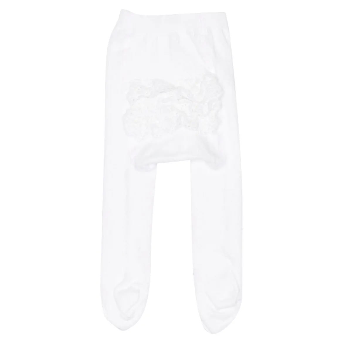 Cotton tights - lace