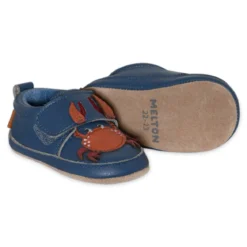 Crabbie leather slippers
