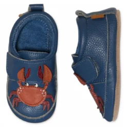 Crabbie leather slippers