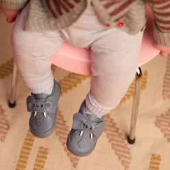 Elephant leather slipper