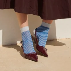 Elisa glitter short socks