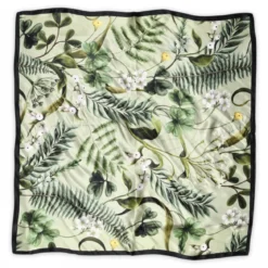 Fern silk scarf