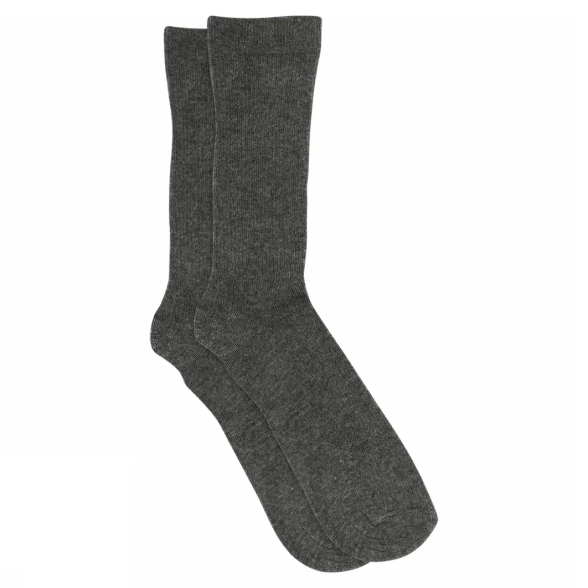 Fine cotton rib socks