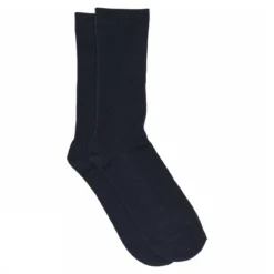 Fine wool rib socks