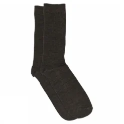 Fine wool rib socks