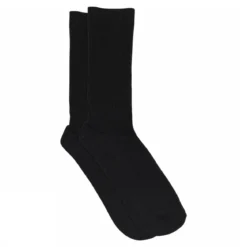 Fine wool rib socks