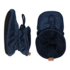 Glitter textile slipper