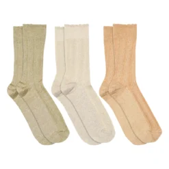 Julia glitter socks - 3-pack