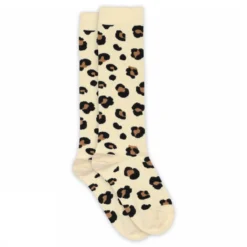 Leopard knee socks