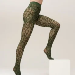 Leopard tights
