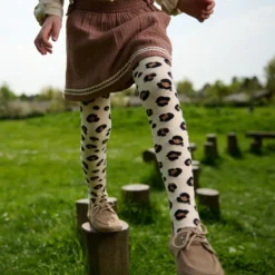 Leopard tights