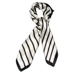 Lines silk scarf