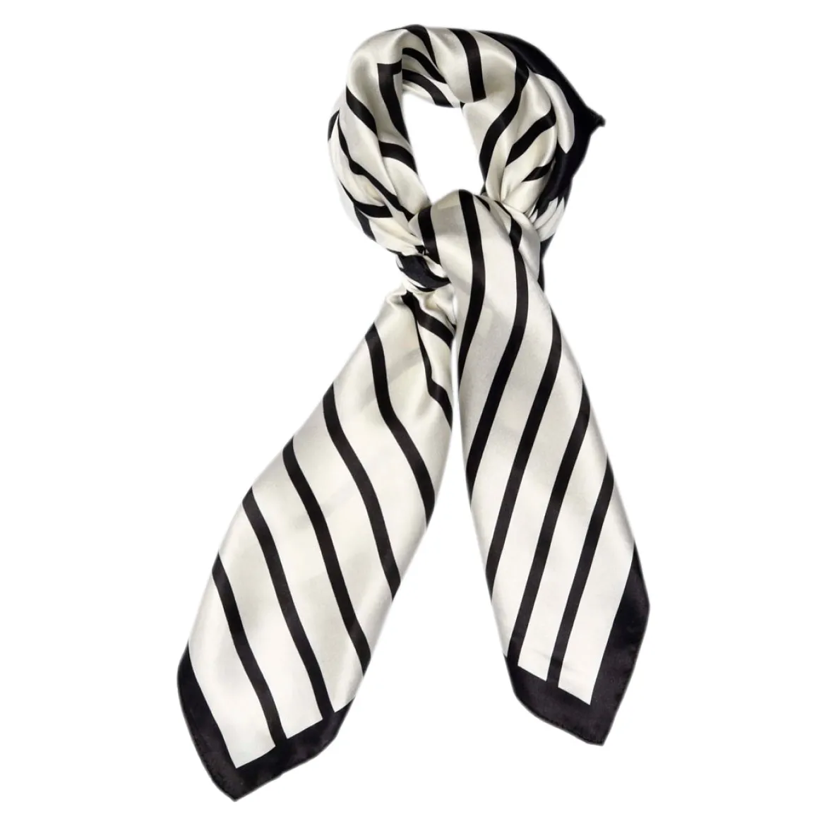 Lines silk scarf
