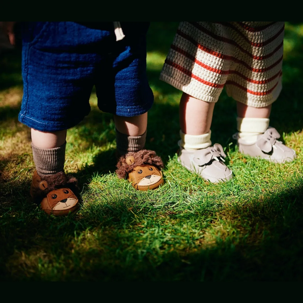 Lion Leather slippers