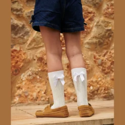 Liva knee socks - bow