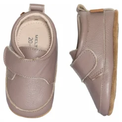 Luxury leather slippers