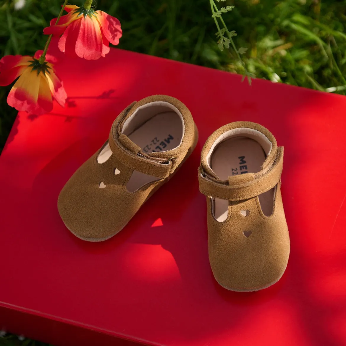 Mary Jane leather slippers