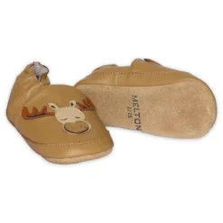 Moose leather slipper