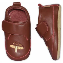 Mushroom leather slipper