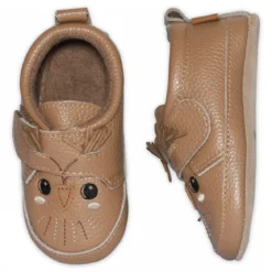 Owl leather slipper