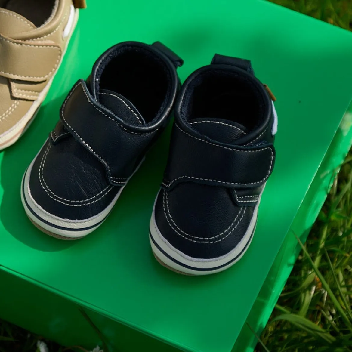 Sailor leather slippers