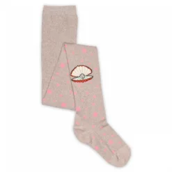 Shell glitter tights
