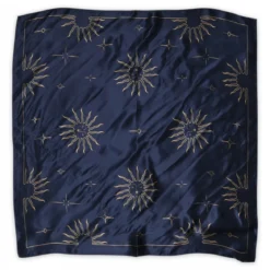 Solar silk scarf