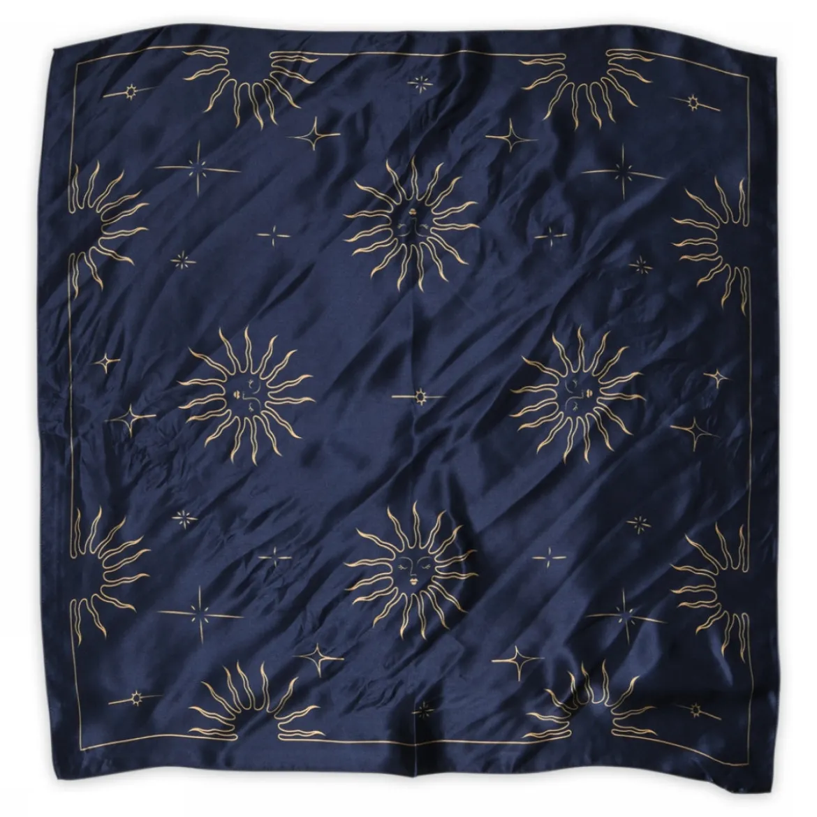 Solar silk scarf