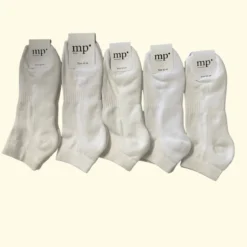 Tennis sneaker socks - 5-pak - Hvid