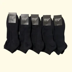 Tennis sneaker socks - 5-pak - Sort