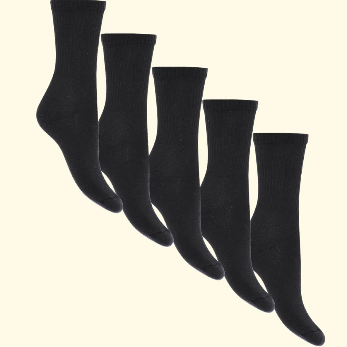 Tennis socks - 5-pak - Sort