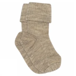Wool rib baby socks