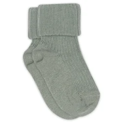 Wool rib baby socks