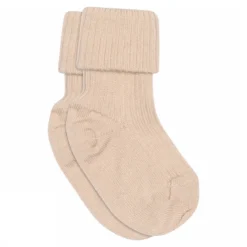 Wool rib baby socks